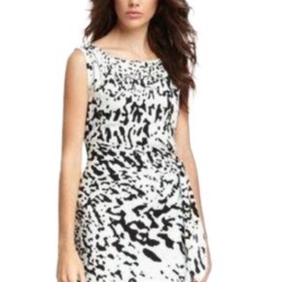 DIane Von Furstenberg New Della Mint Green Paint Splatter Dress - Picture 4 of 12